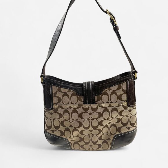 Coach Signature Shoulder Bag - Picture 5 of 8